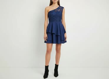 emoi sklep sukienki granat na wesele: Sukienka damska, rozmiar S — 5