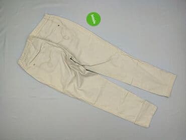 legginsy damskie plus size: Material trousers for women, size XL (EU 42) — 3
