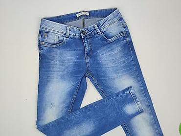 dżinsy pull and bear: Denim, Jeansy damskie, rozmiar M — 1