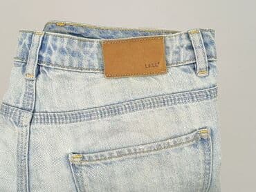 krótkie jeansowe spodenki z wysokim stanem podarte: H&M, Szorty damskie, rozmiar M — 7