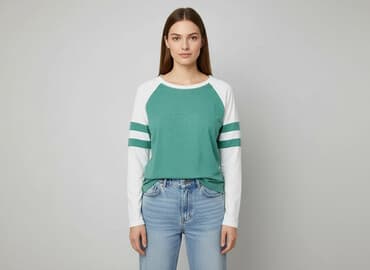 t shirty rękaw 3 4 damskie: Women`s T-shirt, size S — 1