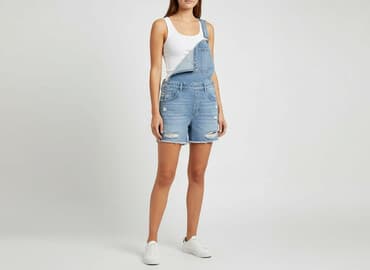 kombinezony damskie na lato h m: H&M, Ogrodniczki damskie, rozmiar S — 7