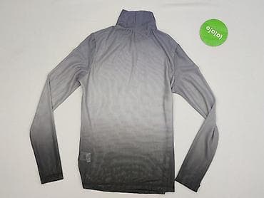 azurowa bluzka: Dazy, Golf damski, rozmiar S — 3