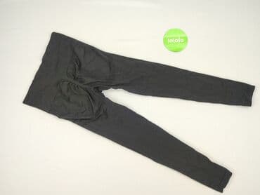 czarne t shirty basic: Legginsy Sportowe damskie, rozmiar M — 3