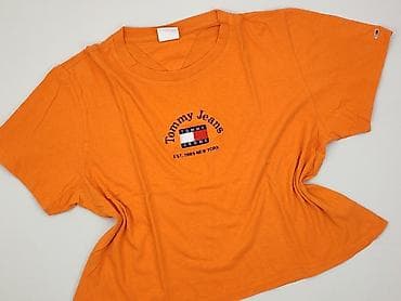 bluzki lemonada: Tommy Jeans, T-shirt damski, rozmiar L — 1