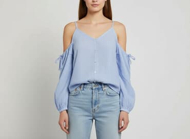 koszula wiya w paski: Divided, Bluzka damska, rozmiar S — 7