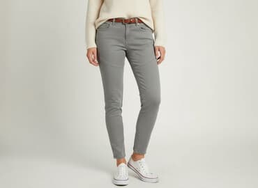 grey jeans: Jeansy damskie, rozmiar M — 6