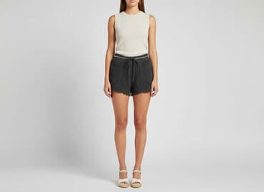 krótkie spodenki z koronką: Szorty damskie, rozmiar M — 1