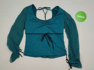 szmaragdowa bluzki damskie: Bluzka damska, rozmiar S — 2