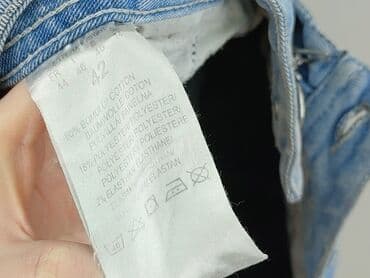 niebieska spódnice plisowane: Spódnica damska, XL — 5