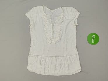 top z piorkami: Bluzka damska, S — 2