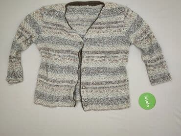 sweter w paski h: Women`s sweater, size 5XL (EU 50) — 2