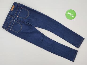 obcisła sukienka po angielski: Spodnie jeansowe, H&M, 8 lat, 128, stan - Idealny — 3