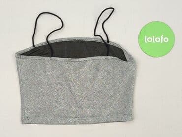 deichmann srebrne buty: Shein, Top damski, rozmiar S — 4