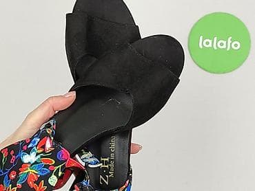 deichmann baleriny czarne: Sandały damskie, rozmiar 37 — 7