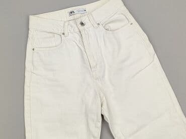 szerokie spodnie jeansowe zara: Zara, Jeansy damskie, rozmiar XS — 1