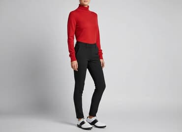 czerwony sweter: Beloved, Golf damski, rozmiar S — 7