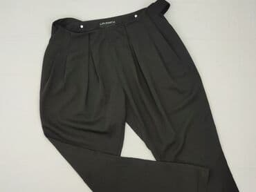 duże rozmiary ekskluzywne sukienki plus size: Spodnie materiałowe damskie, rozmiar S — 1