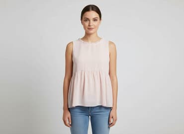 bluzki z transparentnymi rękawami: Women's blouse, size S — 1