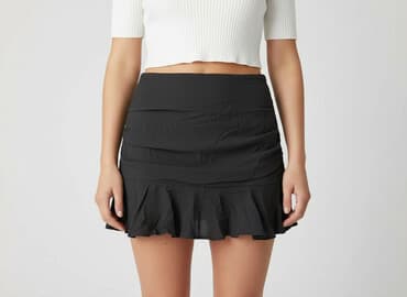 rozkloszowane spódniczka mini: Spódnica damska, rozmiar S — 5