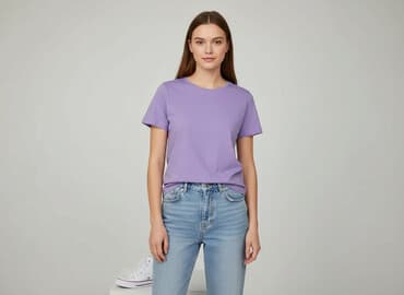 sinsay t shirty damskie: Sinsay, T-shirt damski, rozmiar 2XS — 6