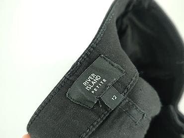 czarne cargo pull and bear: River Island Petite, Spodnie materiałowe damskie, rozmiar XS — 4