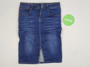 spódniczka dżinsowe z wysokim stanem: Spódnica damska, rozmiar XS — 2