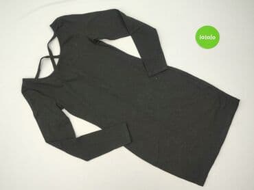 czarna sukienka z długim rękawem sinsay: Sinsay, Sukienka damska, rozmiar M — 2