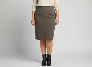 spódniczka ze skóry naturalnej: Spódnica damska, rozmiar 2XL — 6