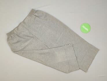 szare szerokie jeansy: Spodnie materiałowe damskie, rozmiar 3XL — 2