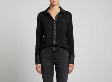 koszulki z długim rękawem damskie patrizia pepe: Koszula damska, rozmiar M — 1