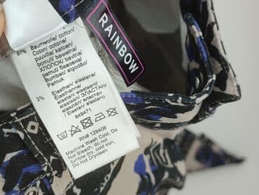 kapcie tęczowe: RAINBOW, Spodnie materiałowe damskie, rozmiar S — 5