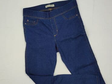 legginsy woskowane wysoki stan: Denim Co, Jeansy damskie, rozmiar L — 1
