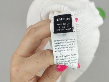 sukienki białe shein: Shein, T-shirt damski, rozmiar S — 5