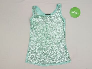 srebrny top h m: Amisu, Top damski, rozmiar XS — 2