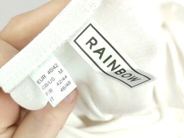 oversized t shirty basic: RAINBOW, Women's blouse, size M (EU 38) — 4