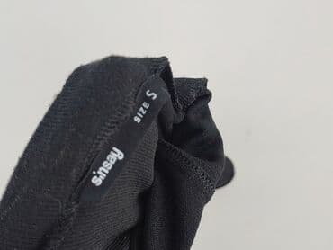 czarna sukienka z długim rękawem sinsay: Sinsay, Top damski, rozmiar S — 4