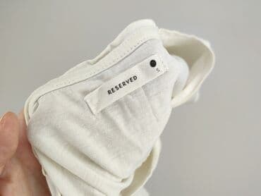 biały t shirt ze złotym nadrukiem: Reserved, T-shirt damski, rozmiar S — 4