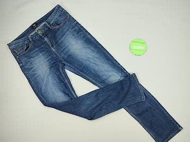 cropped blue jeans: F&F, Jeansy damskie, rozmiar L — 2