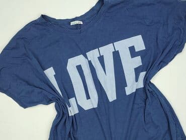 długie t shirty oversize: T-shirt damski, rozmiar One size — 2