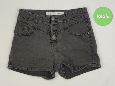 spodenki jeansowe z wysokim stanem pull and bear: Denim Co, Szorty damskie, rozmiar M — 2