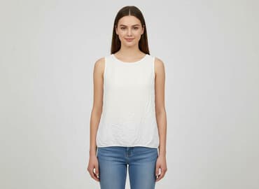 biała bluzka do garnituru: Women's blouse, size S — 1