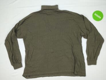 bordowy sweter: Golf damski, 2XL — 2