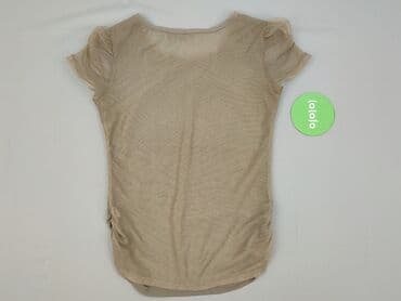 białe bluzki ze zlotym nadrukiem: Bluzka damska, rozmiar S — 3