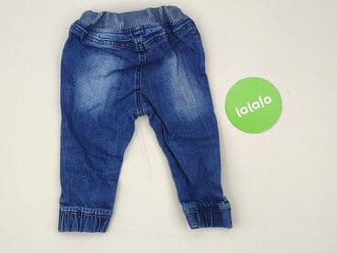 stradivarius spodnie woskowane: Spodnie jeansowe, Pepco, 9-12 miesięcy, stan - Idealny — 3