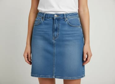 spódnice ołówkowe dżinsowe: Spódnica damska, rozmiar L — 6
