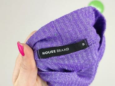 fioletowy sweter rozpinany: House, Sweter damski, rozmiar S — 4