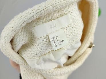 le collet kurtka: H&M – damska krótka kurtka/żakiet w kolorze ecru - Rozmiar z — 4