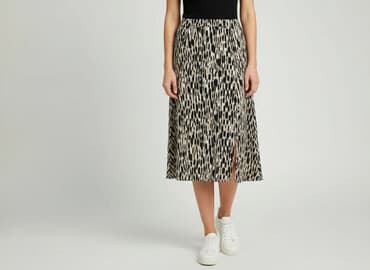 długie zwiewna spódnice z rozcięciem: C&A, Spódnica damska, rozmiar XS — 7