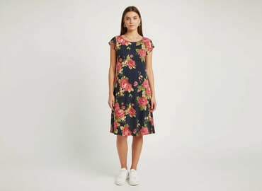 sukienki w kwiaty na wesele duze rozmiary: Sukienka damska, rozmiar M — 1